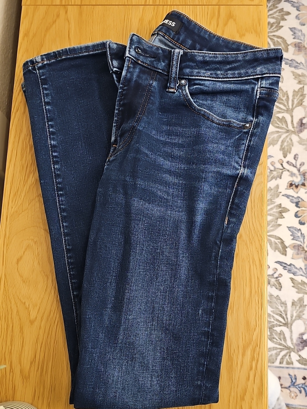 Express Men's Skinny Jeans 28x32 - Indigo Blue Wash